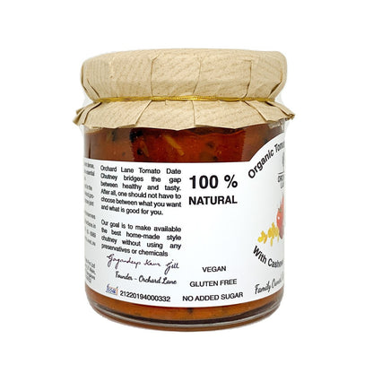 Tomato Date Chutney – Vegan, Gluten Free &amp;amp; No Added Sugar - Orchard Lane – 200gm