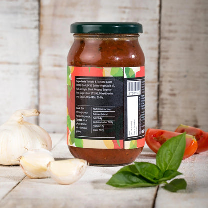 Tomato Garlic Basil Pizza &amp; Pasta Sauce – Aamra – 400gm