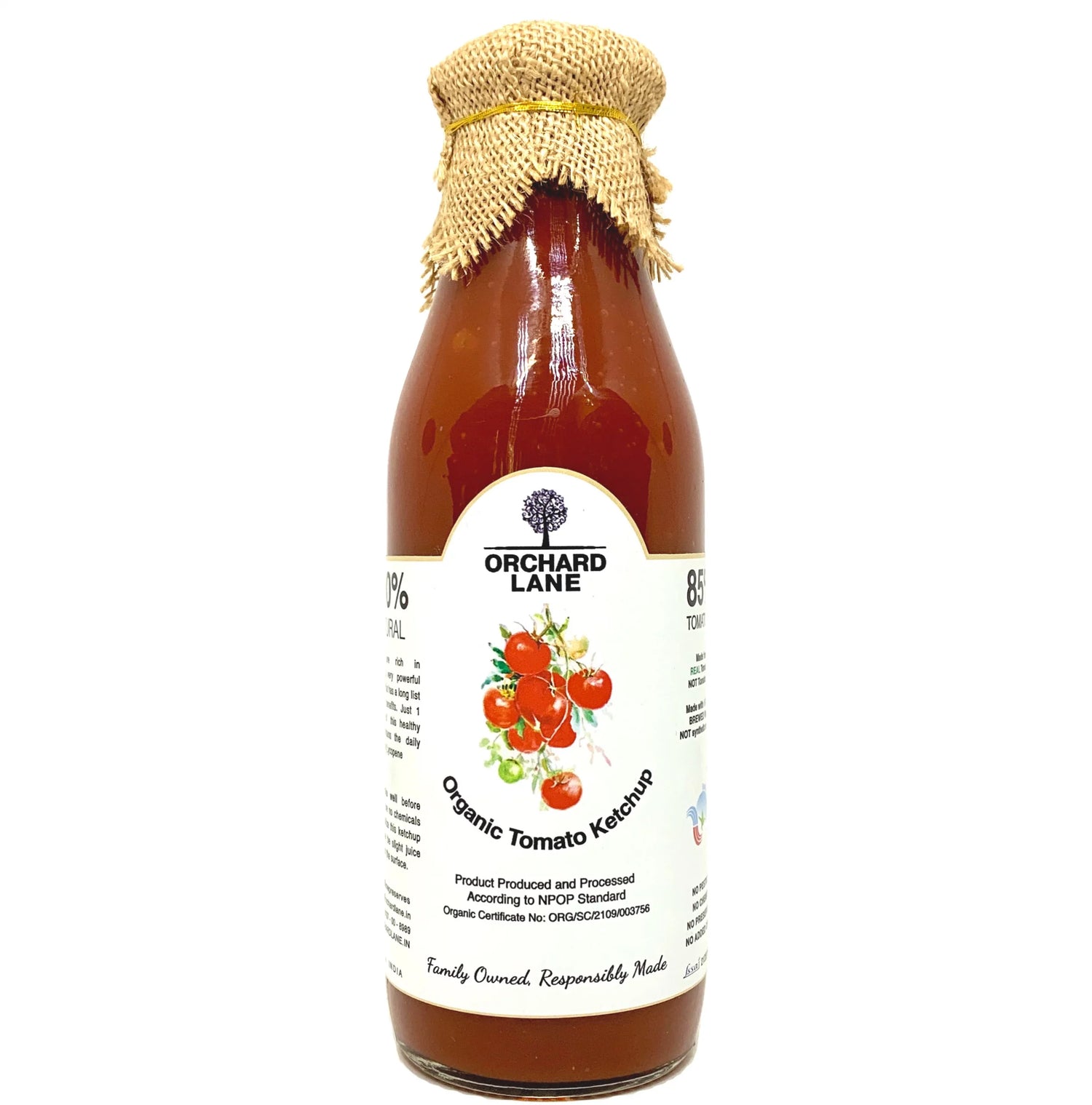 Tomato Ketchup - Natural - Indian - Orchard Lane - 600gm
