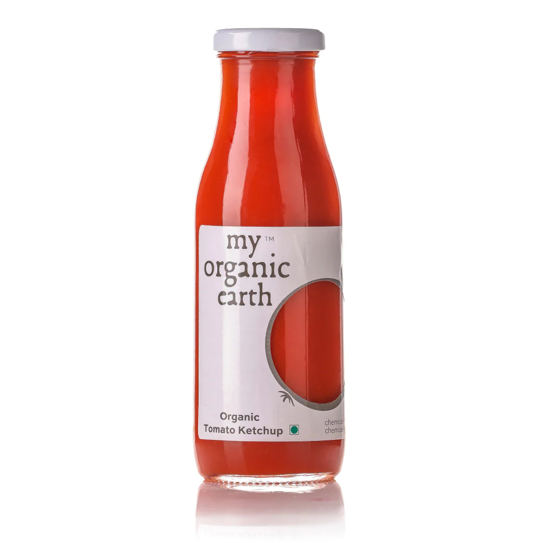 Tomato Ketchup | Organic - Chemical Free, No Artificial Colours &amp; Preservatives - My Organic Earth - 300gm