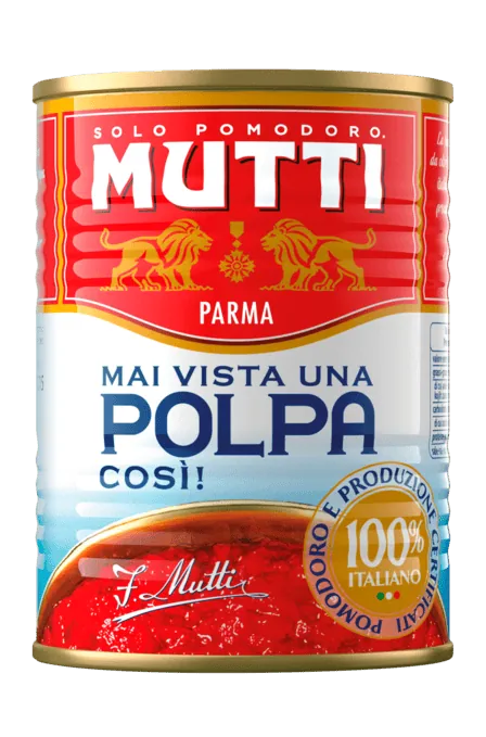 Tomato Pulp | Ideal For Sauces, Stews, Soups - 100% Italian – Mutti – 400gm