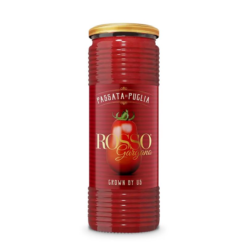 Puree | Tomato Puree Passata - Puglia, Italy - No Flavor &amp; No Added Preservatives - Rosso Gargano - 690gm