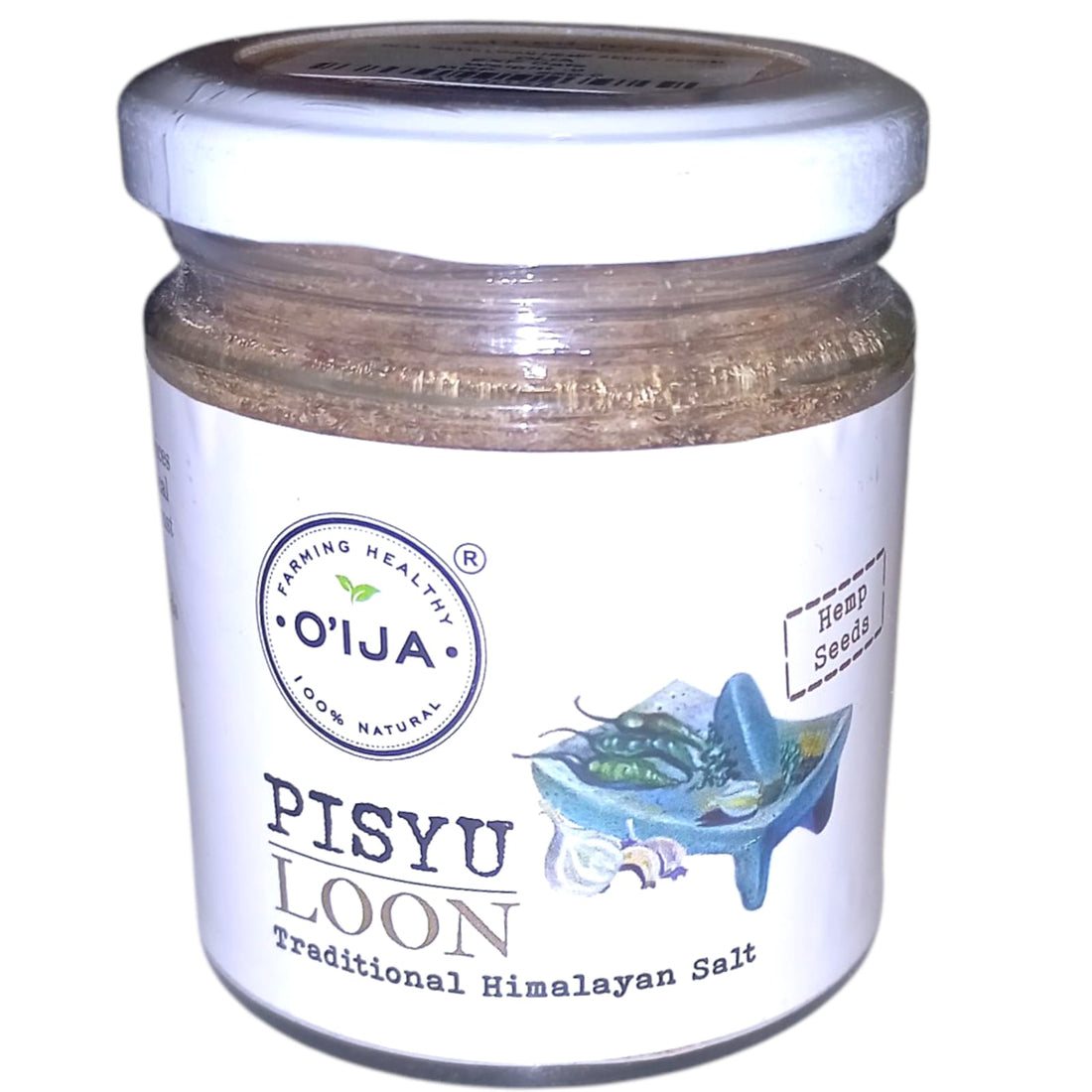 Salt | Traditional Himalayan Flavored Salt - Pisyu Loon - Hemp Seeds - Oija - 200gm