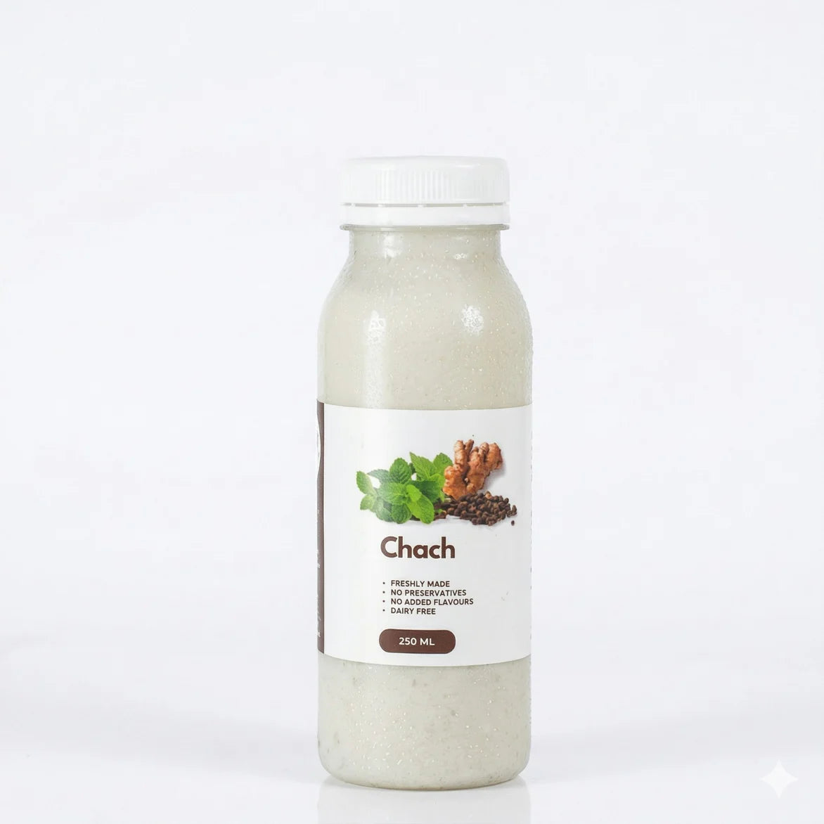 Chach | Traditional Plant-Based Chach - Digestive Drink - 100% Dairy-Free - No Added Preservatives ,No Added flavors-Plant Based Whole Food- 250ml