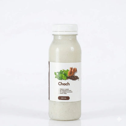 Chach | Traditional Plant-Based Chach - Digestive Drink - 100% Dairy-Free - No Added Preservatives ,No Added flavors-Plant Based Whole Food- 250ml