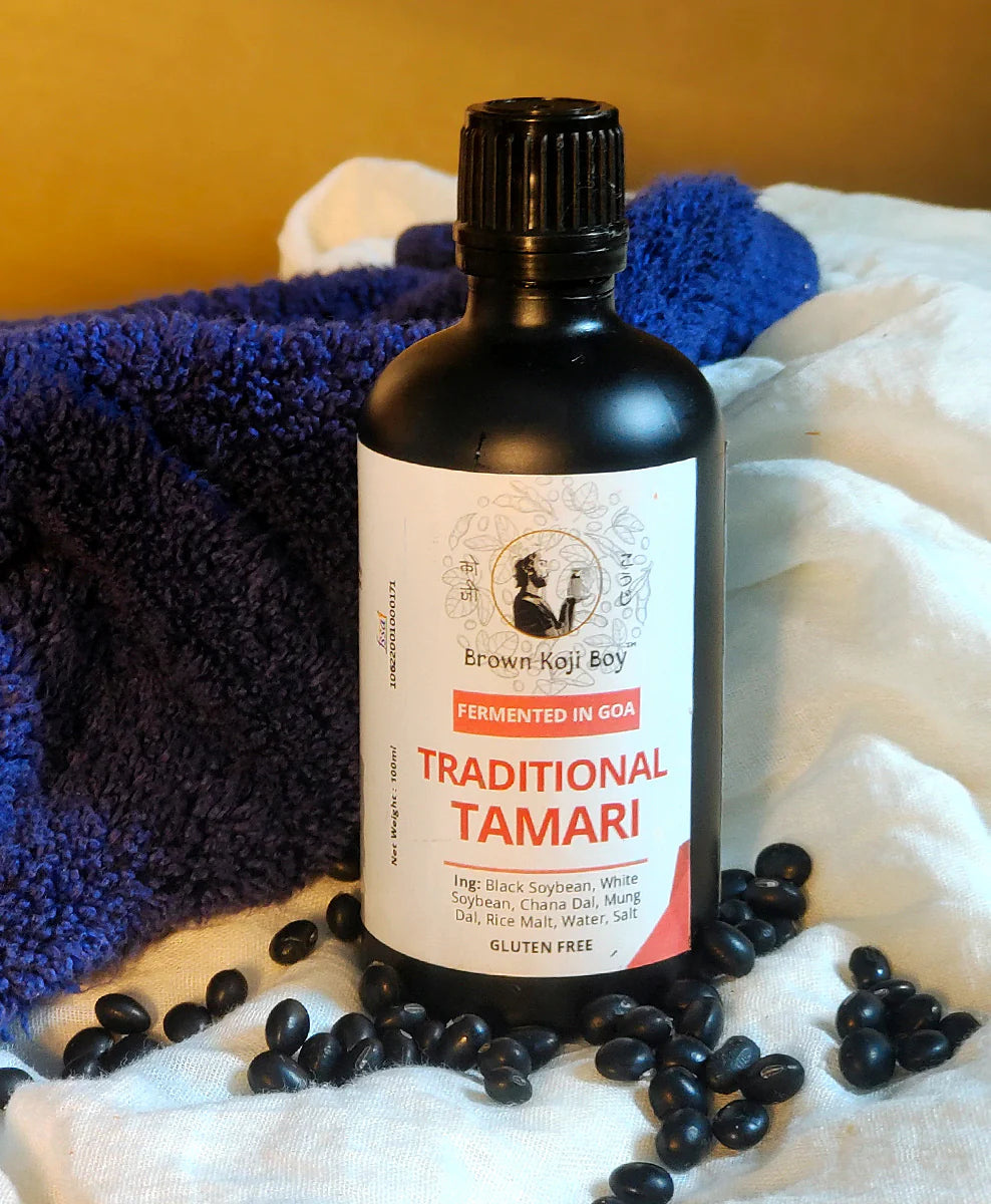 Tamari Sauce | Traditional Tamari Sauce - Fermented - Gluten Free - Brown Koji Boy - 100ml