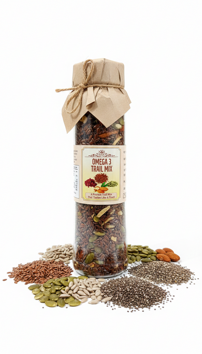 Trail Mix | Omega 3 Trail Mix - Protein Trail Mix - No Added Sugar &amp; Trans Fat - Healthy Delicacy - 150gm