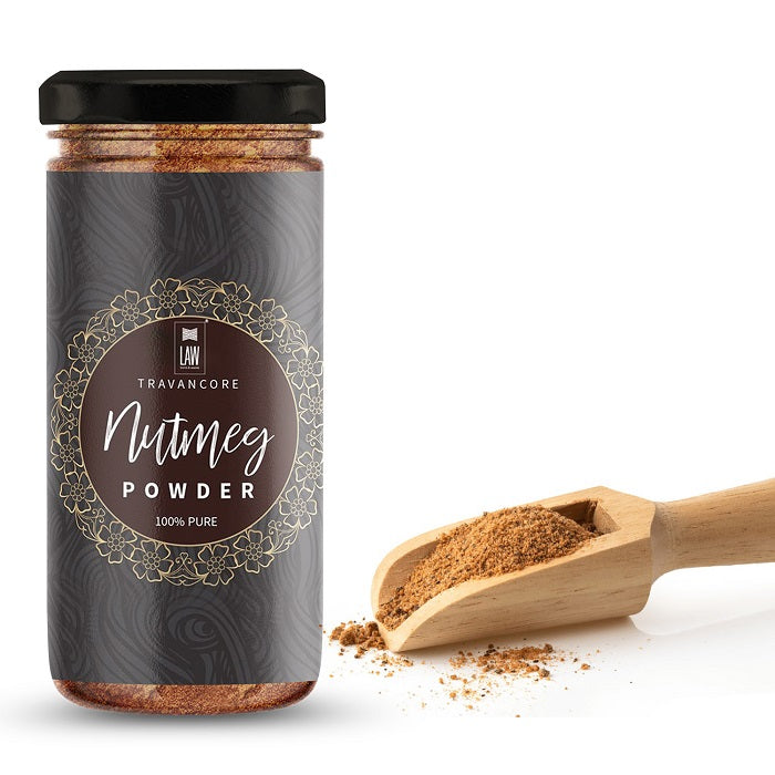 Powder | Nutmeg Powder (Jaiphal Powder)  - 100% Pure - Premium Gourmet Grade - Vegan, Gluten Free, Non GMO - Looms And Weaves - 100gm