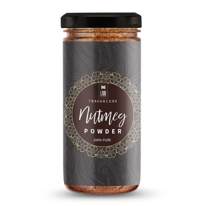 Powder | Nutmeg Powder (Jaiphal Powder)  - 100% Pure - Premium Gourmet Grade - Vegan, Gluten Free, Non GMO - Looms And Weaves - 100gm