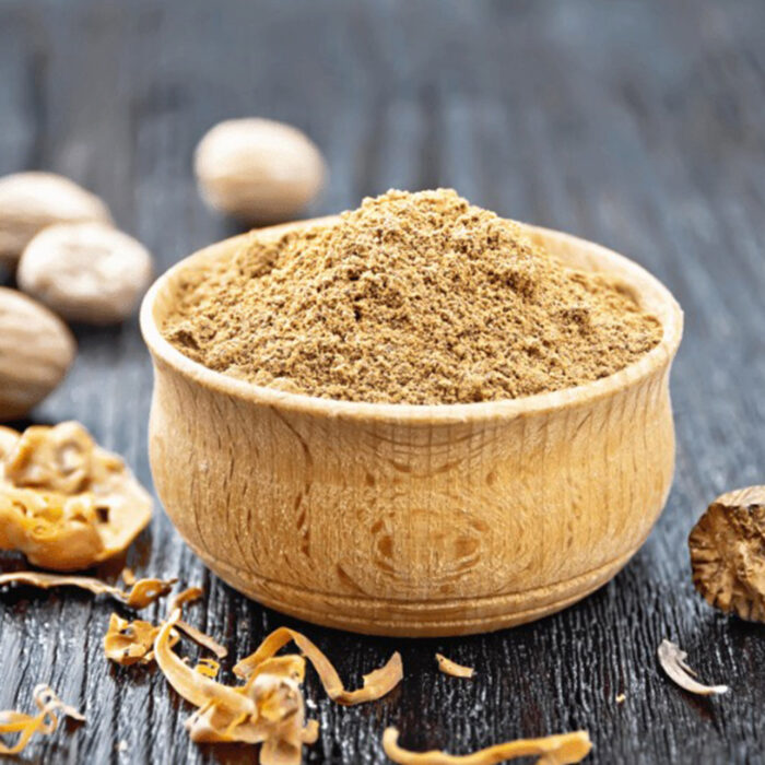 Powder | Nutmeg Powder (Jaiphal Powder)  - 100% Pure - Premium Gourmet Grade - Vegan, Gluten Free, Non GMO - Looms And Weaves - 100gm