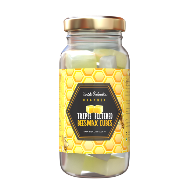 Triple Filtered Beeswax Cubes – Societe Naturelle – 100gm