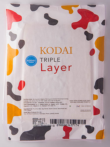 Triple Layer Cheddar - Pasteurized - Kodai - 200gm