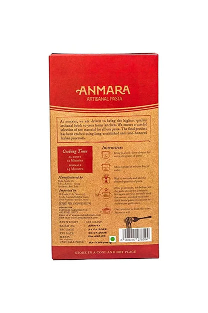 Pasta | Trofie Hard Durum Wheat Pasta – Organic - Italy - Anmara – 500gm