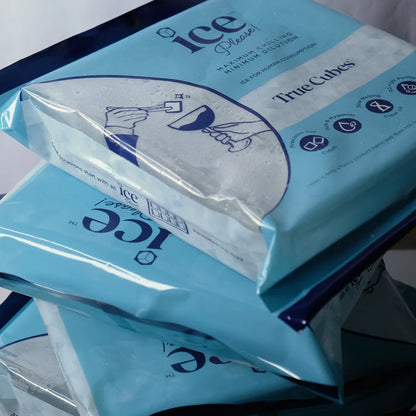 Ice | True Cubes Ice - Maxium Chilling, Minimum Dilution- Ice For Human Consumption-RO Water UV 100% Untouched- Precision Cut- Pure Hygienic, Slow Melting-Nature&