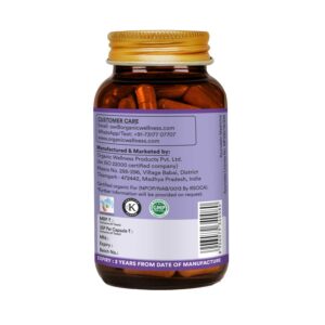 Tulsi + (Stress Relieving) -Cough and Cold Relief, Stress Resilience -No Artificial Additives- Organic Wellness - 90 Vegetarian Capsules