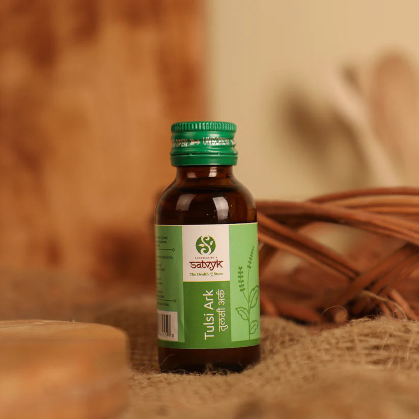 Tulsi Ark | 100% Natural - No Added Chemical - Satvyk - 60ml