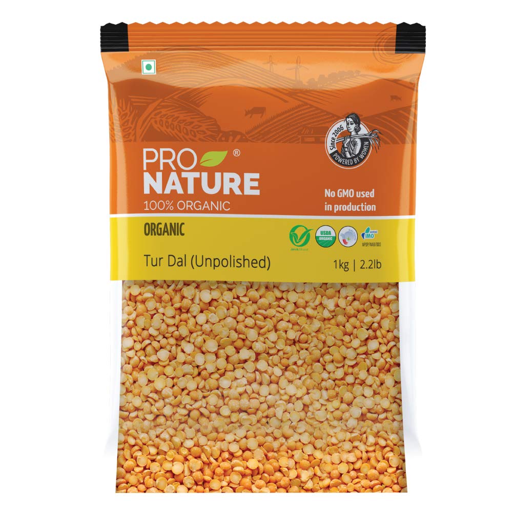 Tur Dal (Unpolished) - Pro Nature - 1000gm