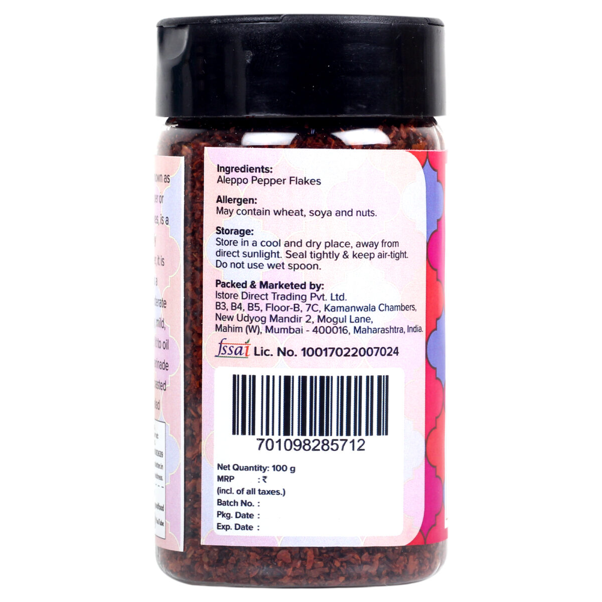 Turkish Aleppo Chilli Flakes – Urban Platter – 100gm