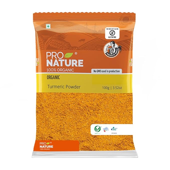 Turmeric Powder - Pro Nature - 100gm