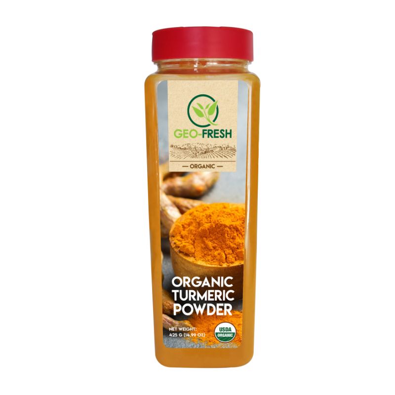 Turmeric Powder | USDA Organic - Geo-Fresh - 425gm