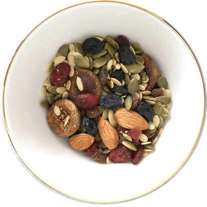 Turq Tracker Snack Mix - Raw (Unroasted) - 100 Dry Fruit - Vegan, Gluten Free, Plant Based- No Trans Fat, No Preservatives &amp;amp; No Additive – The Nibble Box – 250gm