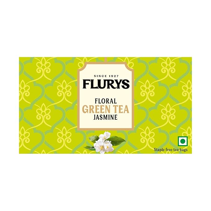 Tea | Floral Jasmine Green Tea - Flurys - 25 Tea Bag