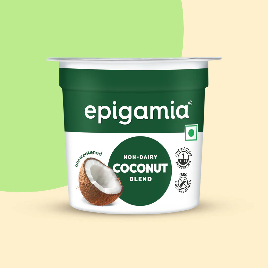 Coconut Blend | Non Dairy Coconut Blend - Unsweetened - Gluten Free -Zero Preservatives – Epigamia – 85gm