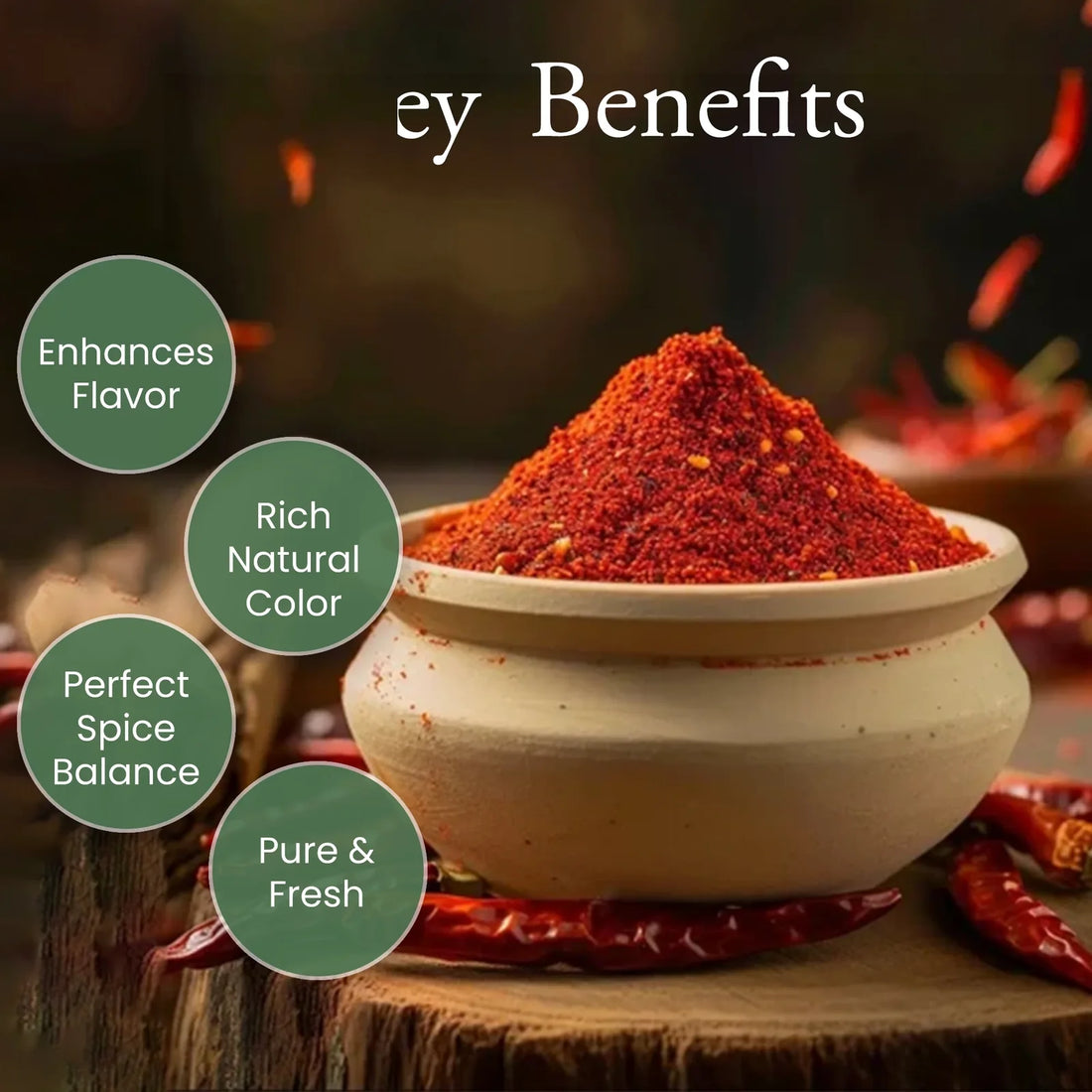 Chilli Powder |Organic Red Chilli Powder (Lal Mirch Powder)  - No Preservatives- Ikai Organic – 100gm