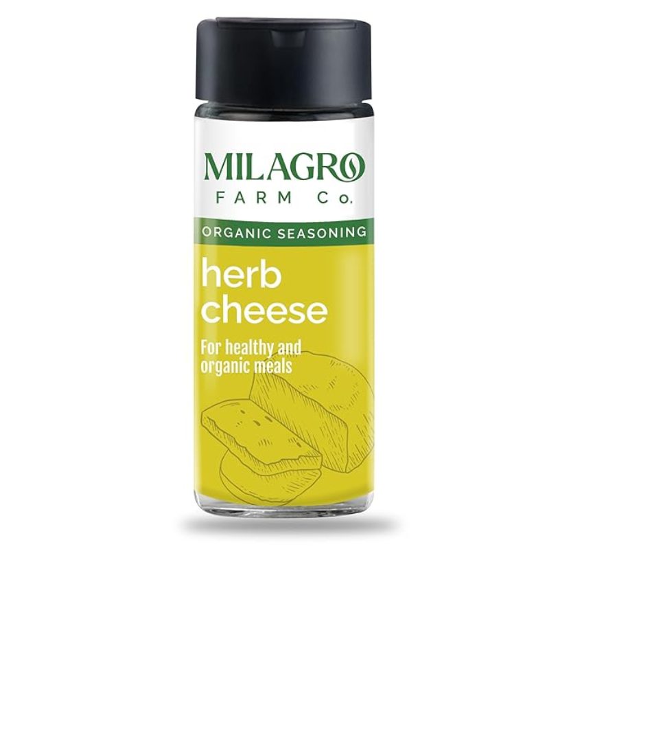 Seasoning | Herb Cheese - For Healthy & Organic Meals - Natural – Milagro Farm Co. – 55gm