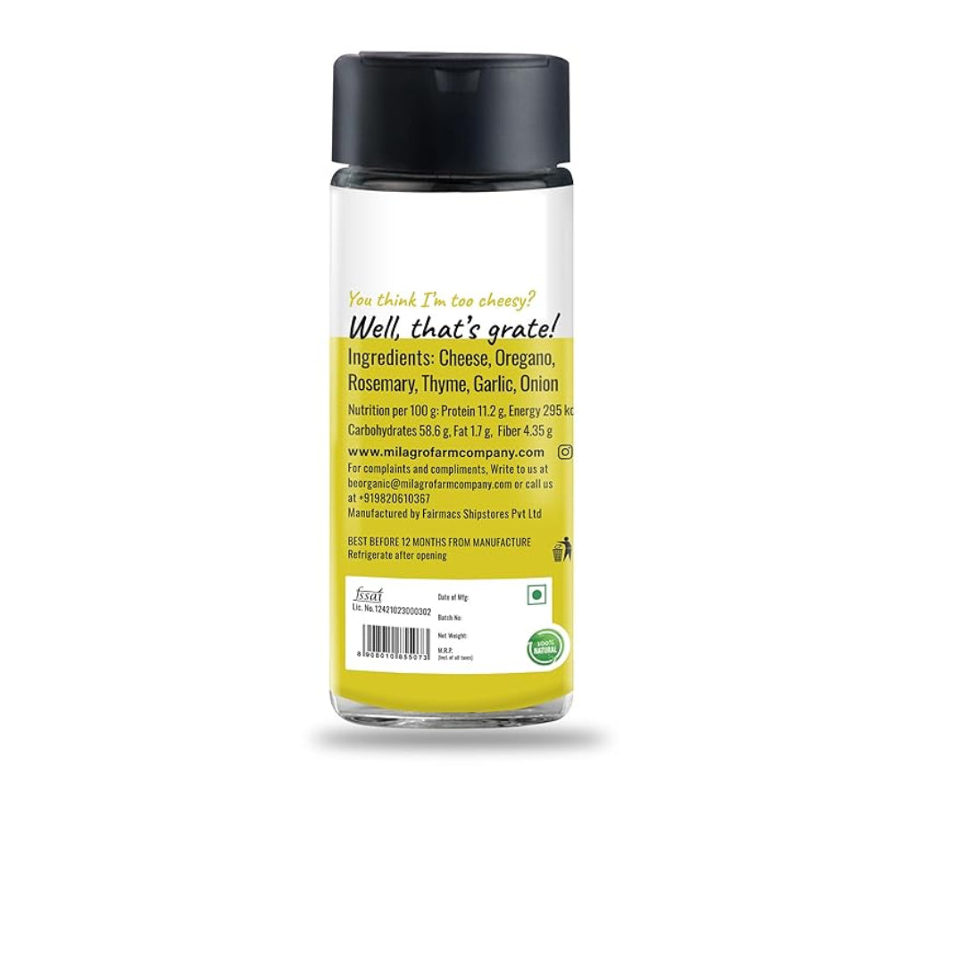 Seasoning | Herb Cheese - For Healthy &amp;amp; Organic Meals - Natural – Milagro Farm Co. – 55gm