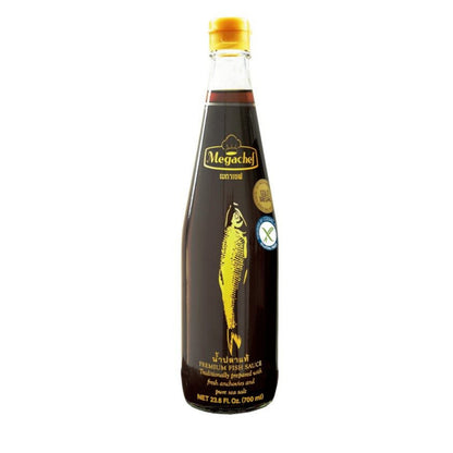 Fish Sauce | (Traditionally Prepared With Fresh Anchovies And Pure Sea Salt) – Gluten Free, No Added Preservatives, No MSG &amp;amp; No Added Colour – Megachef - 700ml