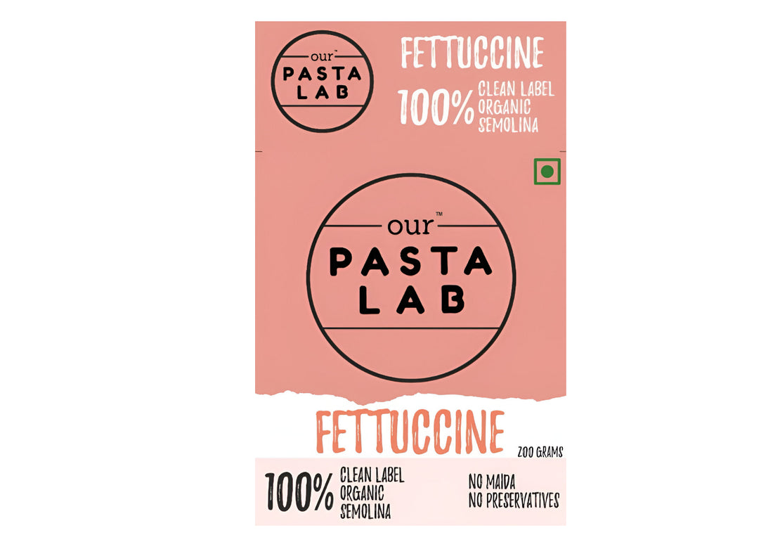 Pasta | Fettuccine Pasta - Vegan, No Maida &amp;amp; No Added Preservatives – Our Pasta Lab – 200gm