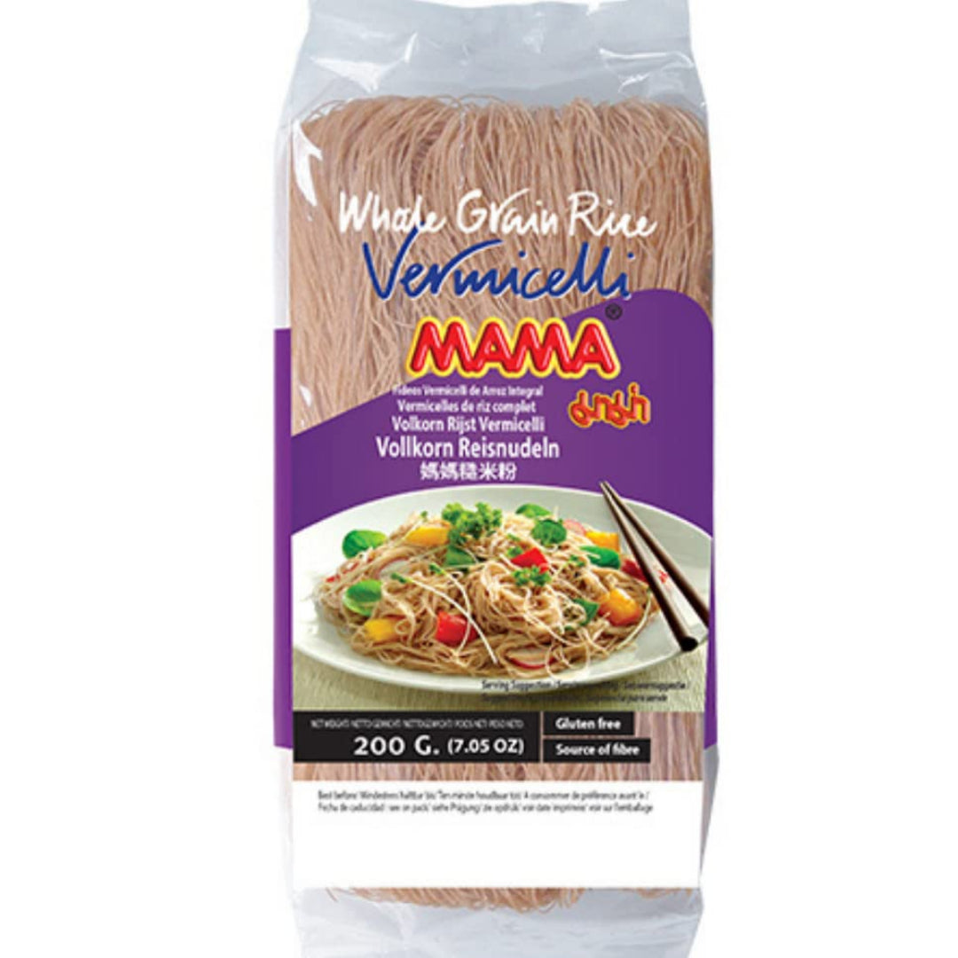 Rice Vermicelli | Whole Grain Rice Vermicelli - Instant - Gluten Free & Source Of Fiber - mama - 200gm