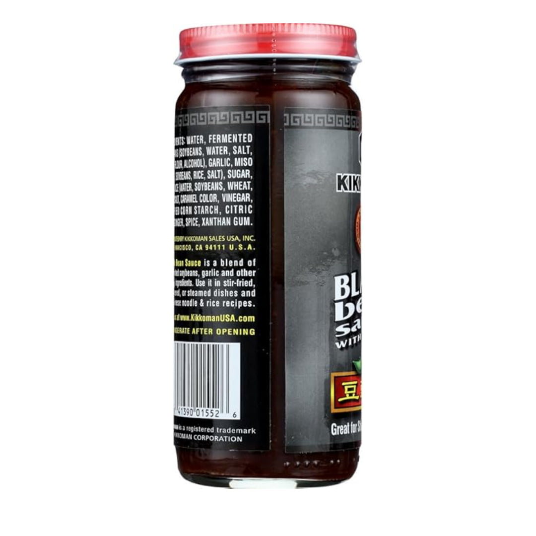 Bean Sauce | Black Bean Sauce (With Garlic) - Great For Stir Fry And Marinade - Kikkoman - 245gm