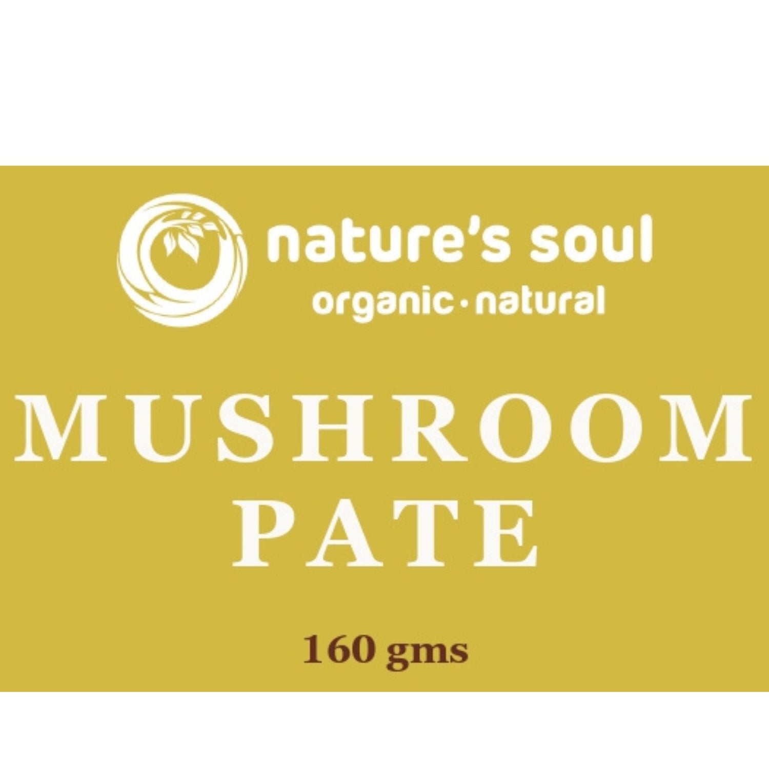 Mushroom Pate | Made With Organic Ingredients - Fresh - No Flavour Enhancer, No Emulsifiers, No Stabilisers &amp;amp; No Artificial Ingredients - Nature&