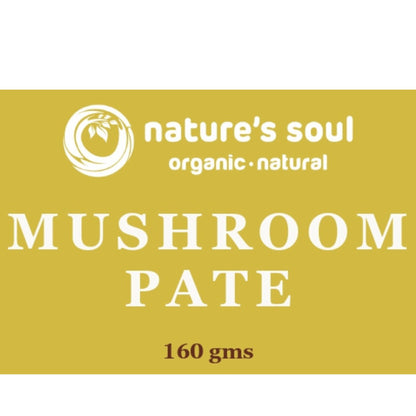 Mushroom Pate | Made With Organic Ingredients - Fresh - No Flavour Enhancer, No Emulsifiers, No Stabilisers &amp;amp; No Artificial Ingredients - Nature&