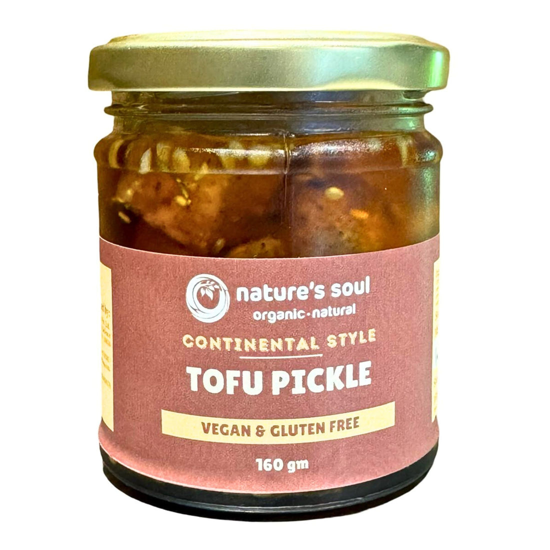Tofu Pickle Continental Style - Fresh - Vegan & Gluten Free - Made with Organic Ingredients - 160gm