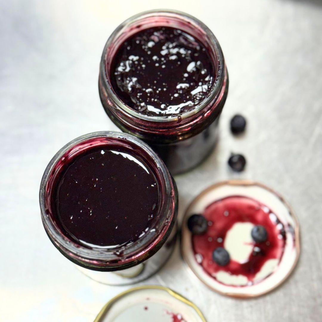 Blueberry Compote - Fresh – Made with Organic Ingredients – Vegan, Gluten Free & Refined Sugar Free – Nature’s Soul – 160gm
