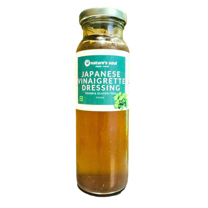 Japanese Vinaigrette Dressing - Fresh - Oil Free - Vegan, Gluten Free &amp;amp; Refined Sugar Free - Made with Organic Ingredients - 210gm
