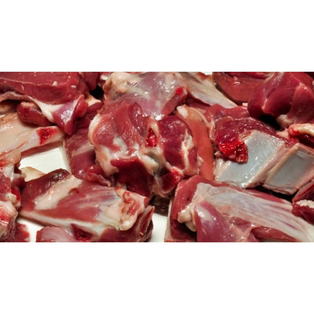 Mutton Shoulder Curry Cut - Fresh - Alwar, Rajasthan - Halal Certified - Pasture Raised & Grass Fed - Antibiotics And Hormone Free - 250gm