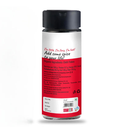 Seasoning | Chilli Flakes Seasoning - Hand Picked And Shade Dried - Organic – Milagro Farm Co. – 45gm