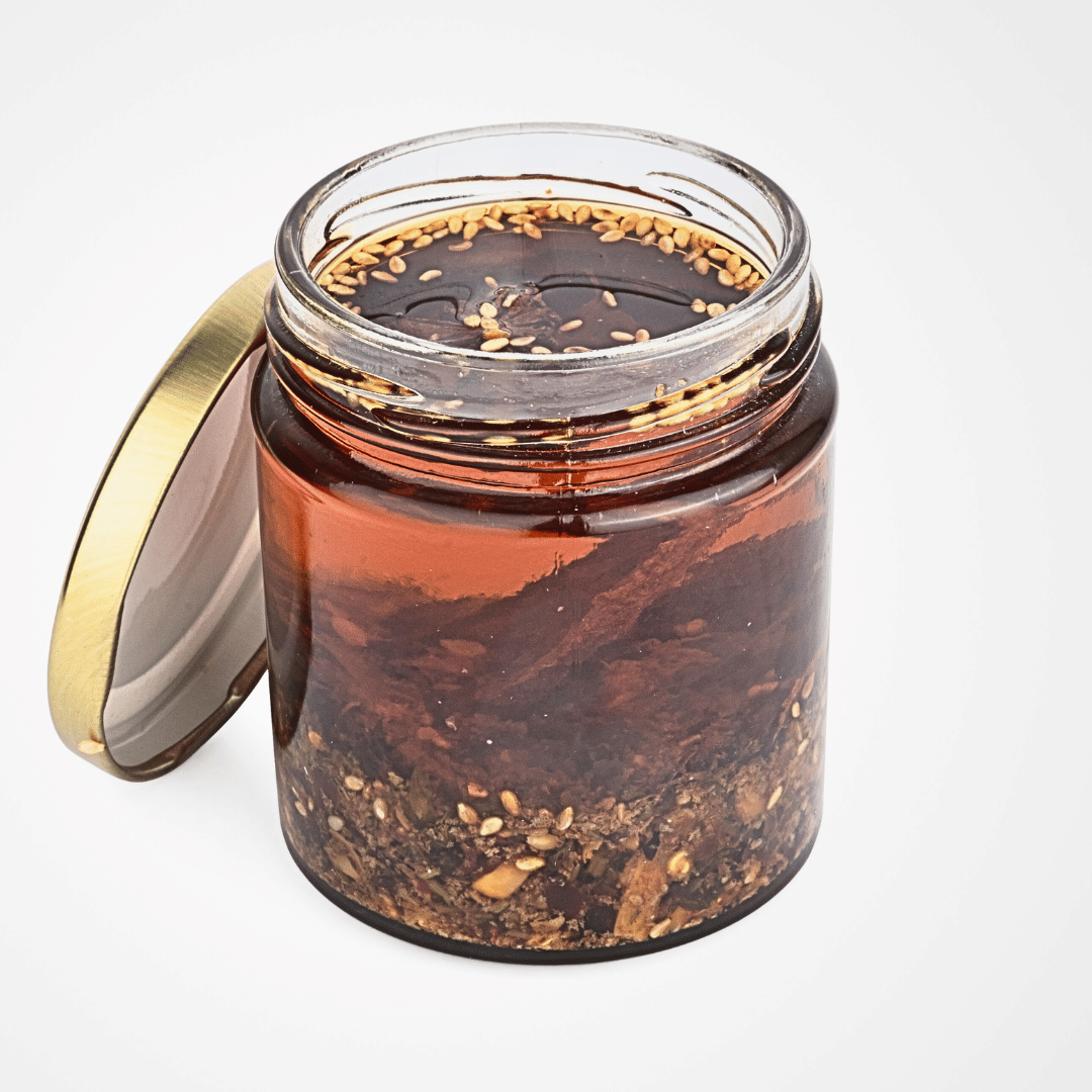 Crispy Chilli Garlic Infused Oil - Fresh - Vegan & Gluten Free - Made with Organic Ingredients - 100ml