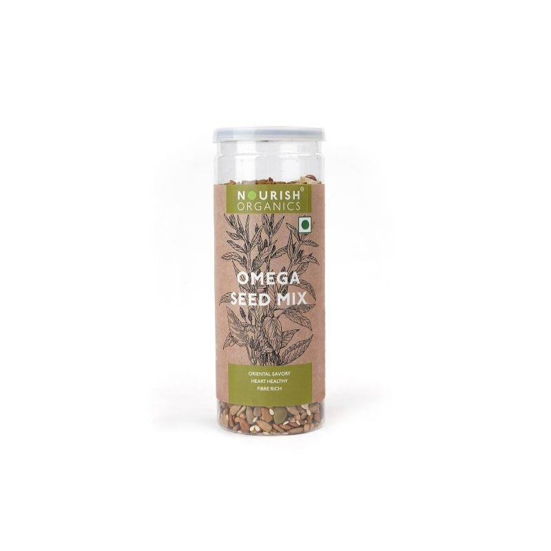 Omega Seed Mix - No Added Sugar, Keto Friendly, High Protein & Rich In Fiber - Nourish Organics - 150gm