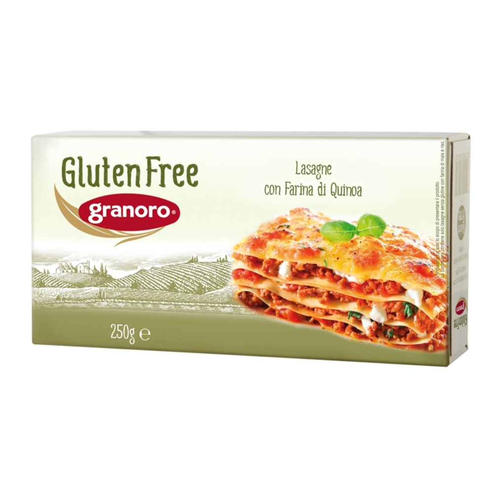 Pasta | Lasagne Con Farin di Quinoa Pasta - Gluten Free - Granoro - 250gm