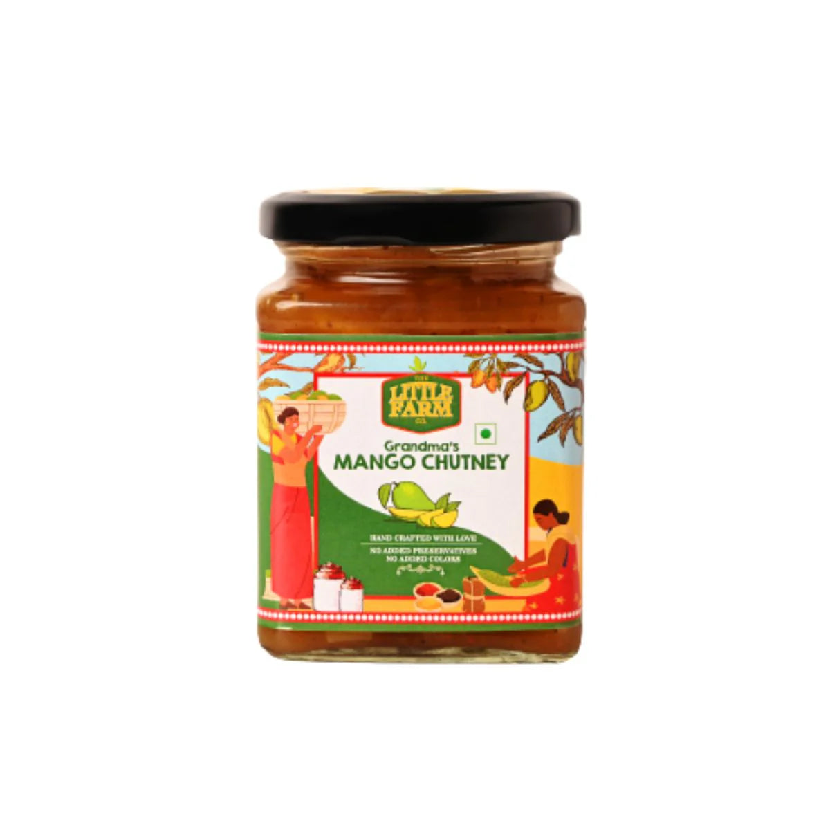 Chutney | Sweet Mango Chutney (Made With Real Mango Chunk &amp; Pulp) –  No Added Preservatives, Artificial Colours &amp; No Artificial Flavours Or No Refined Sugar – The Little Farm – 450gm