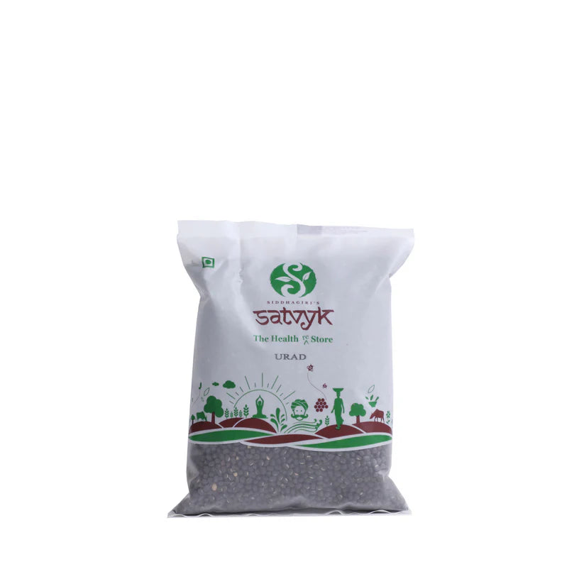 Urad Dal | Urad Black Whole - Satvyk - 500gm