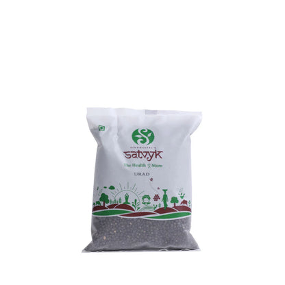 Urad Dal | Urad Black Whole - Satvyk - 500gm