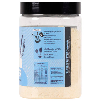 Rice Drink Powder | Ideal For Blending, Drinking, Cooking And Baking - Plant Based - Dairy Free, Lactose Free &amp; No Added Sugar - Urban Platter - 200gm
