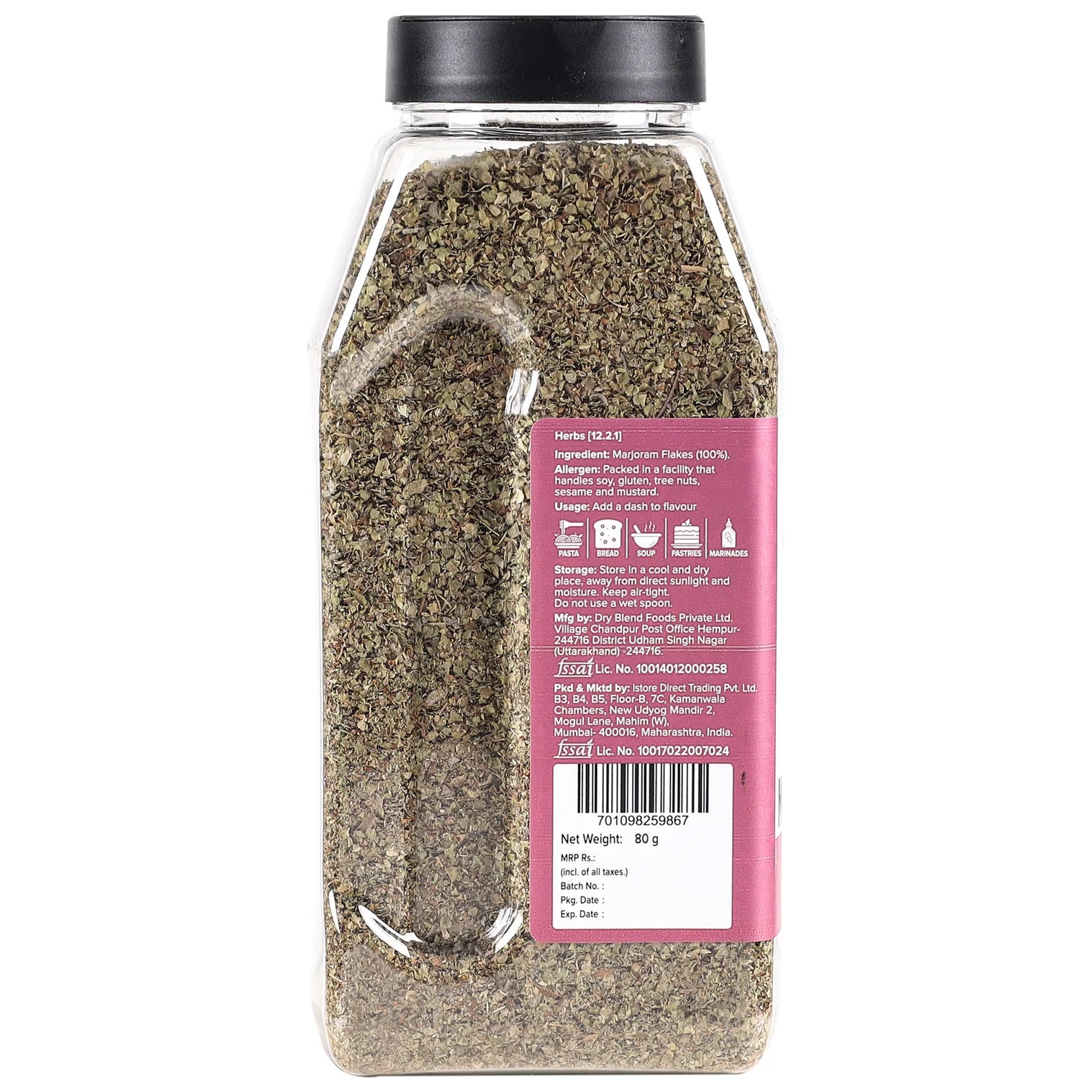 Marjoram Flakes – Urban Platter – 80gm