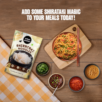 Shirataki Noodles – Gluten Free, Fat Free, Msg Free &amp; Low Carb - Urban Platter – 270gm